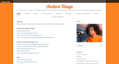 Desktop Screenshot of andhra-telugu.com
