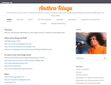 Tablet Screenshot of andhra-telugu.com